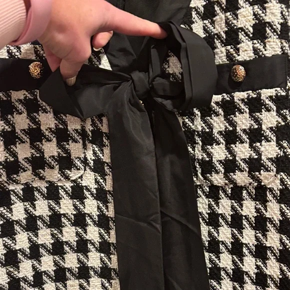 Tuckernuck Black and White Houndstooth Dress - Picture 3 of 4
